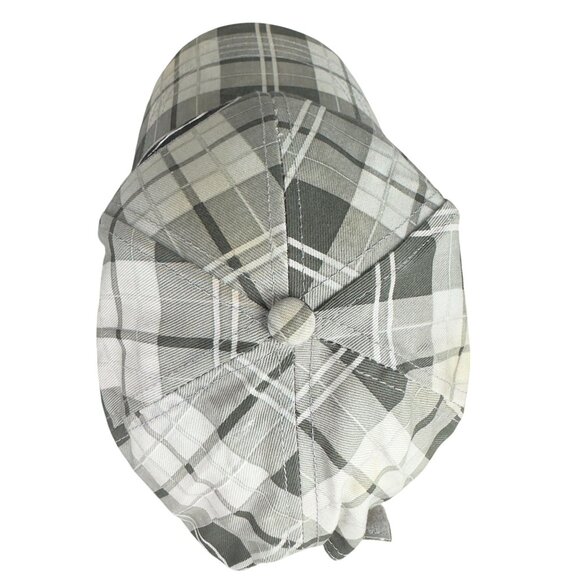 McDonalds Hat Adults Strapback Cap Barbour Tartan Plaid Embroidered Logo Rare - Picture 9 of 13